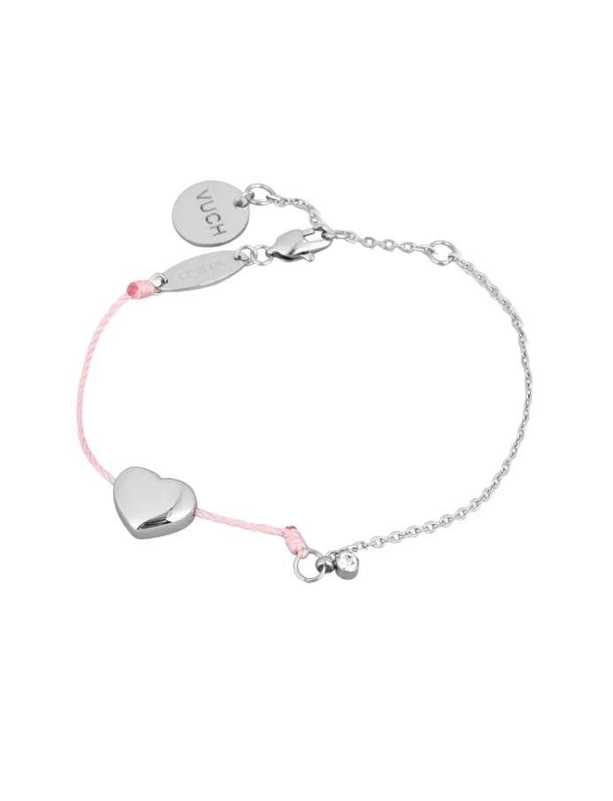 Náramek Shiny Heart Pink