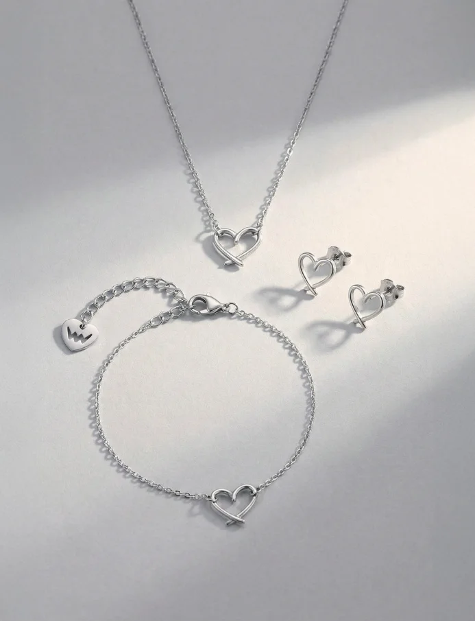 Náušnice Emery Silver