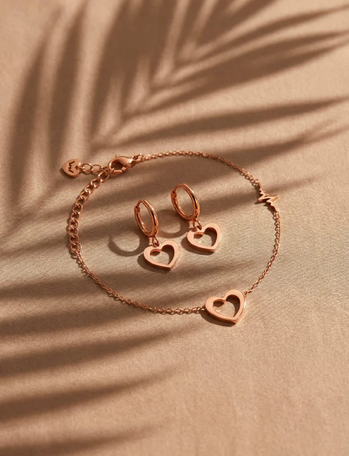 Náušnice Glimmer Rose Gold