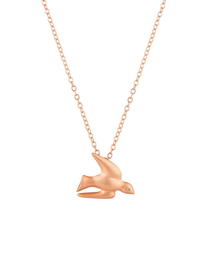 Náhrdelník Dove Rose Gold