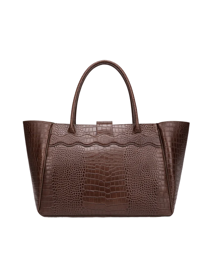 Baronne Brown Croco