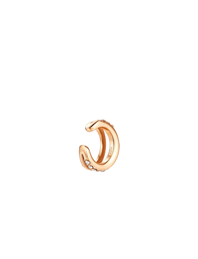 Náušnice Vein Rose Gold