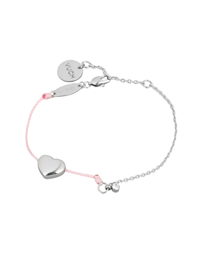 Náramek Shiny Heart Pink