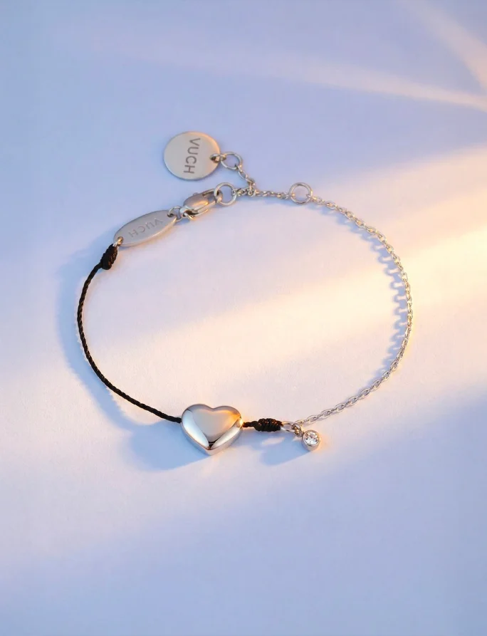 Náramek Shiny Heart Black