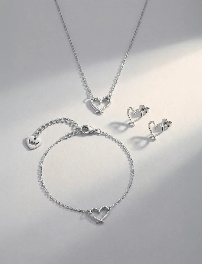 Náušnice Emery Silver