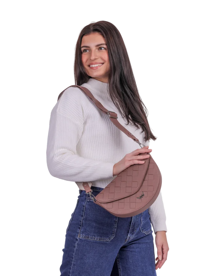 Tricia Intrecciato Dusty Pink