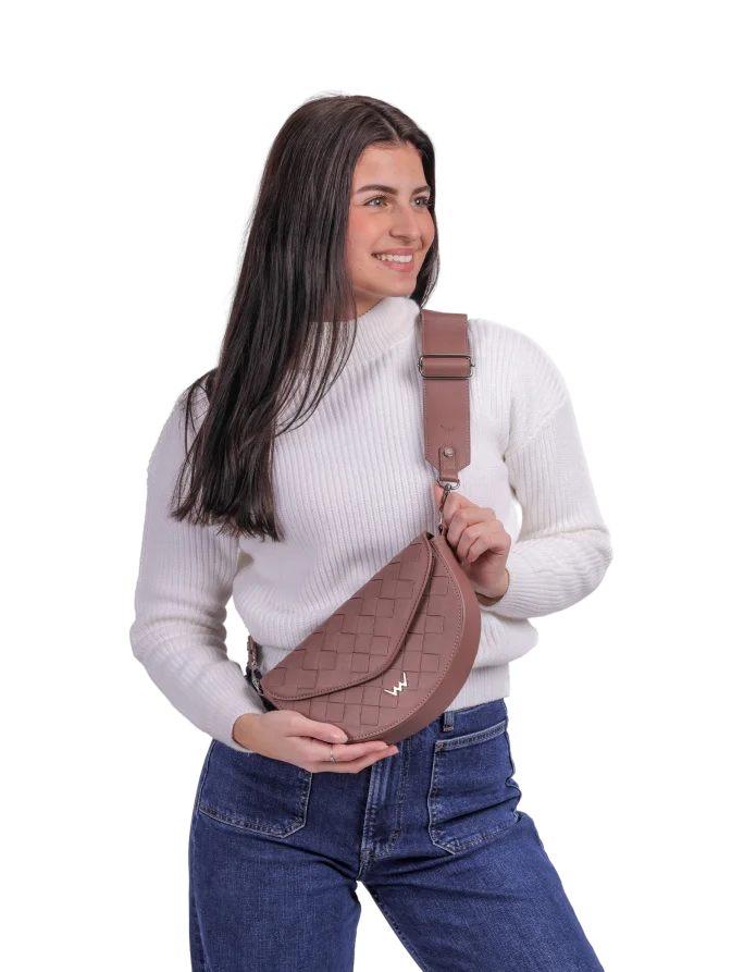 Tricia Intrecciato Dusty Pink