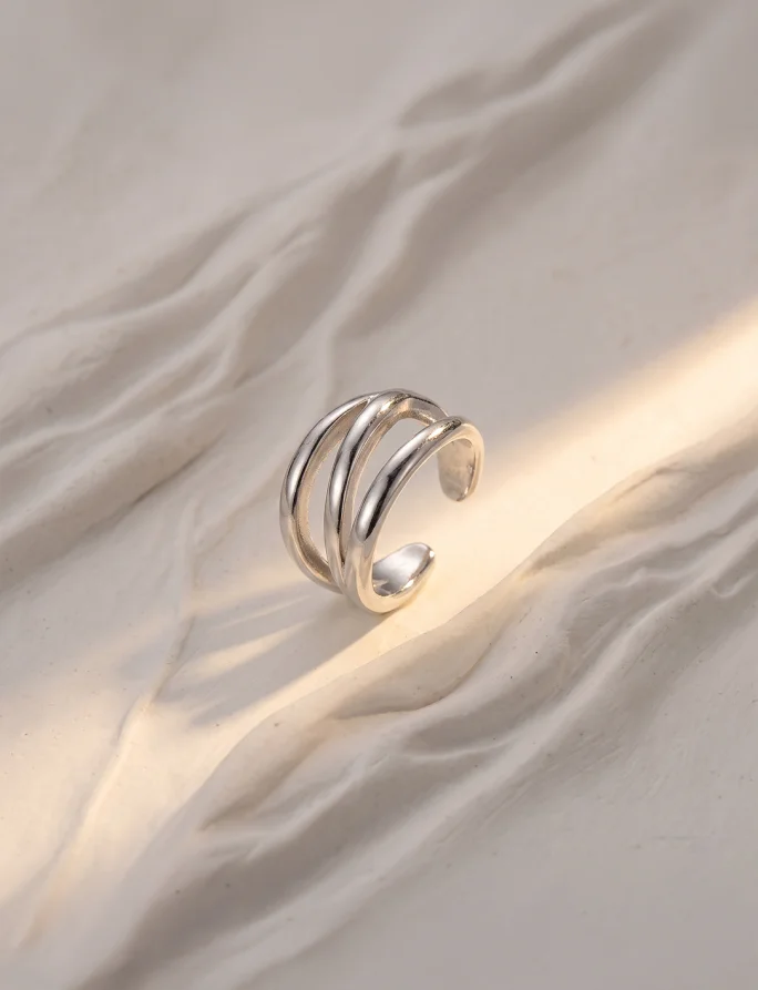 Náušnice Rift Silver