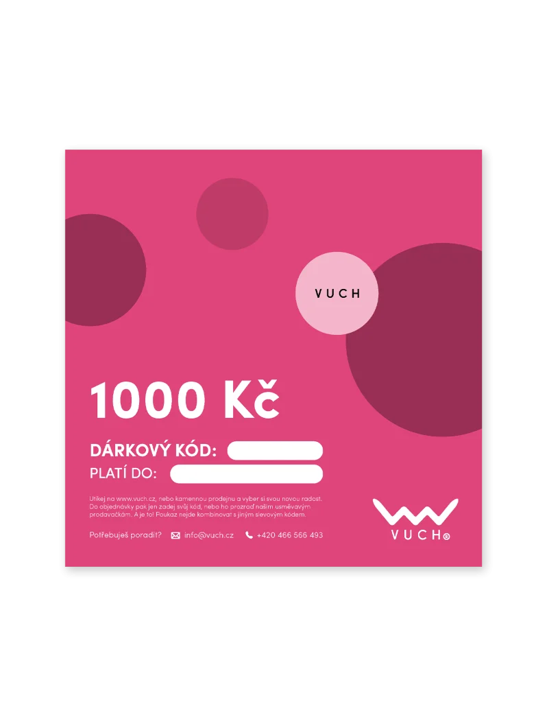 Elektronický dárkový poukaz v hodnotě 1 000 Kč