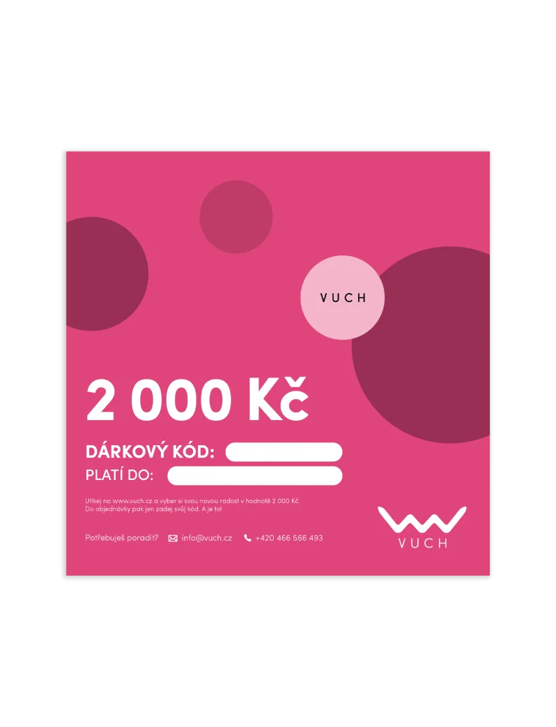Elektronický dárkový poukaz v hodnotě 2 000 Kč
