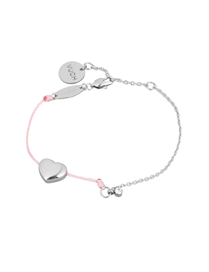 Náramek Shiny Heart Pink