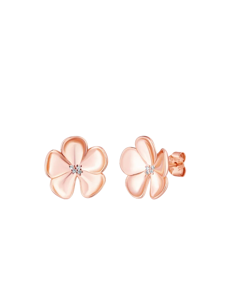 Náušnice Floret Rose Gold