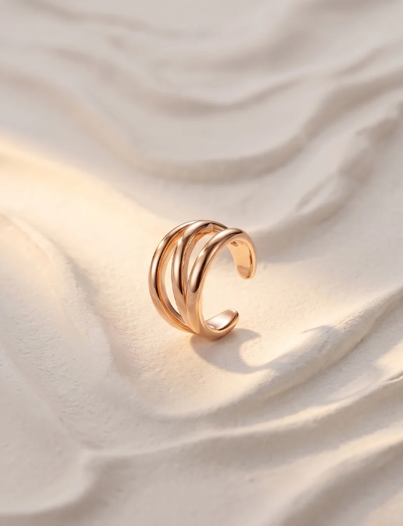 Náušnice Rift Rose Gold
