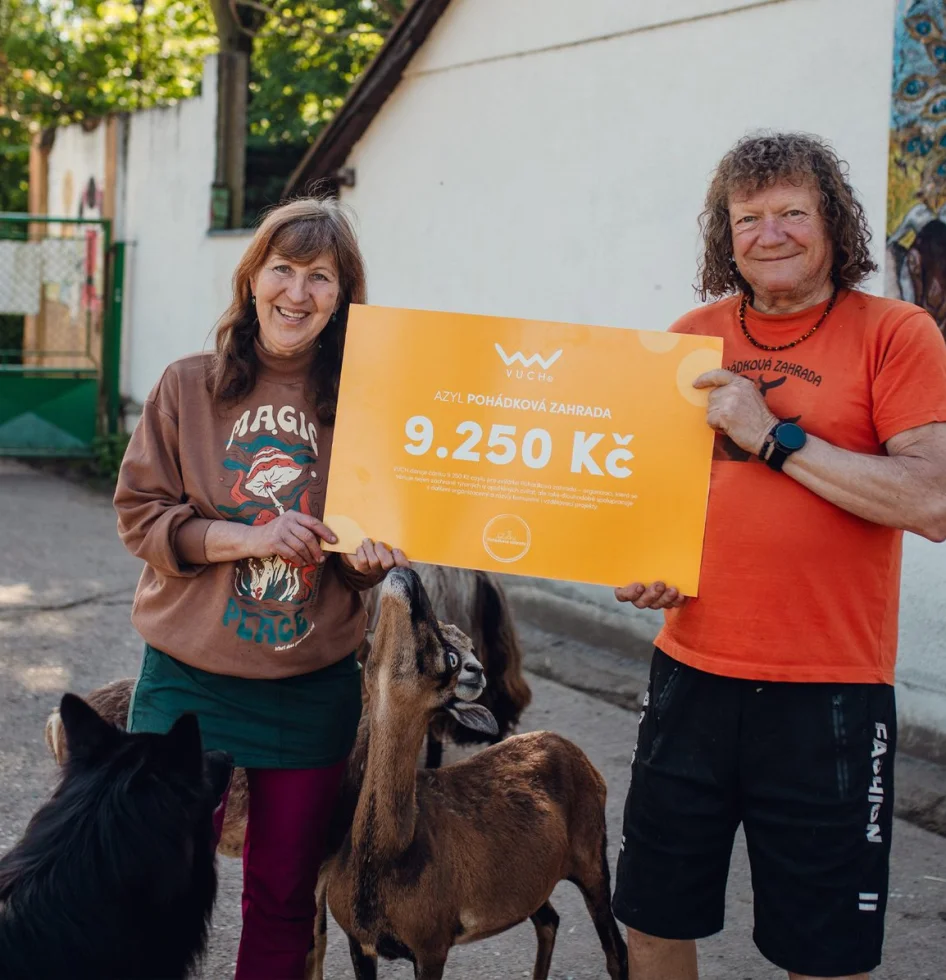 VUCH věnuje: Finanční pomoc projektu Pohádková zahrada