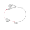 Náramek Shiny Heart Pink